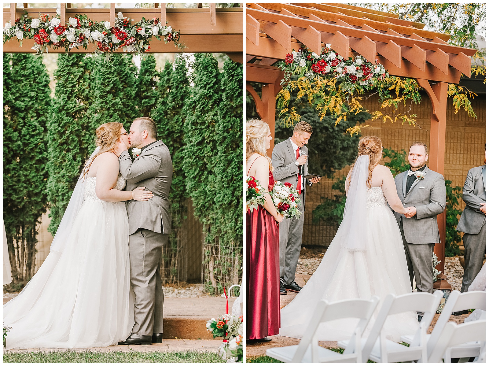 Wisconsin wedding, bride and groom